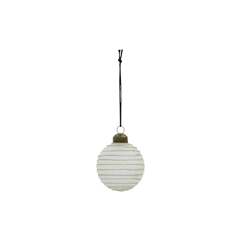 House Doctor House Doctor Ornament, Lolli, Weiß/Rot