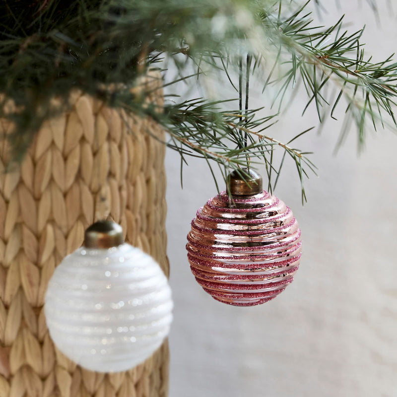 House Doctor House Doctor Ornament, Lolli, Weiß/Rot