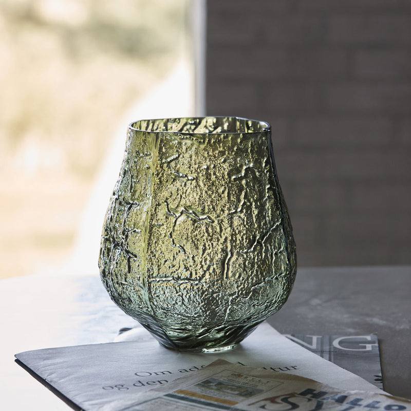 House Doctor House Doctor Vase, Moun, Dunkelgrün