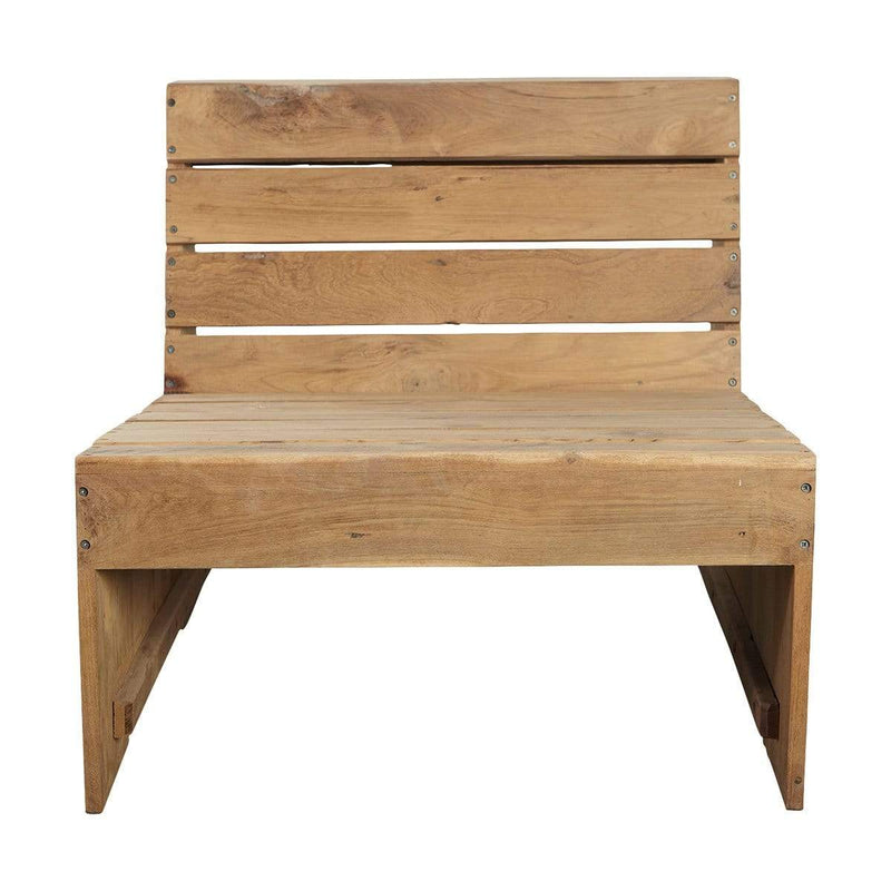 House Doctor Lounge-Sessel Woodie Natur
