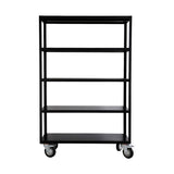 House Doctor Regal House Doctor Regal mit 4 Rollen Trolley Mattschwarz
