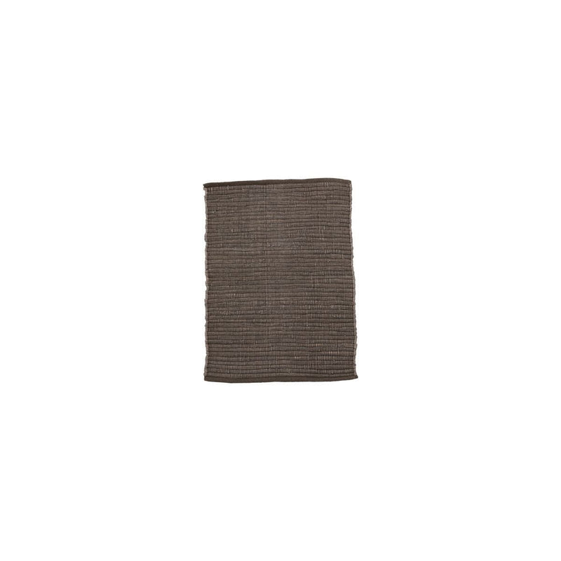 House Doctor Teppich House Doctor Teppich Chindi Braun aus Baumwolle