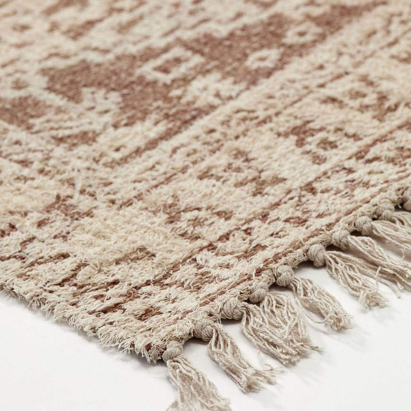 House Doctor Teppich House Doctor Teppich Wowe Beige aus Baumwolle, Polyester