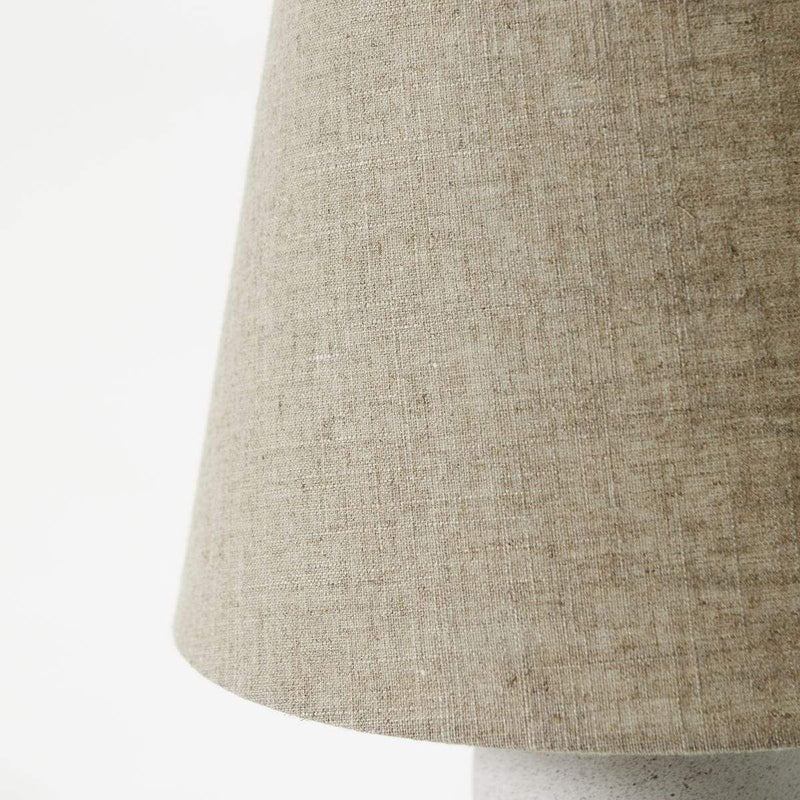 House Doctor Tischlampe House Doctor Tischlampe Orga Sand aus Beton Leinen