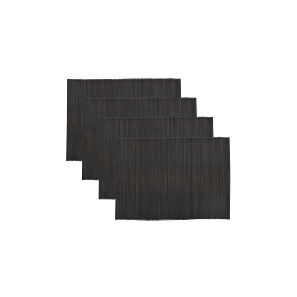 House Doctor Tischset House Doctor Tischset Bamb Schwarz aus Bambus