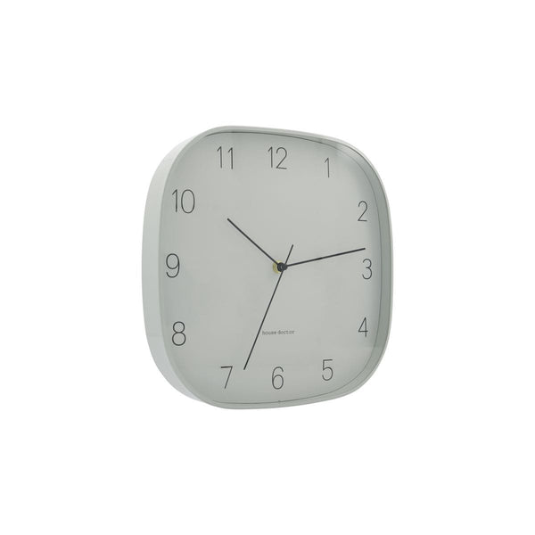 House Doctor Uhr House Doctor Wanduhr Shape Grau aus Aluminium