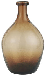 IB Laursen Vase IB Laursen Glasballon Vase Braun, 28 cm