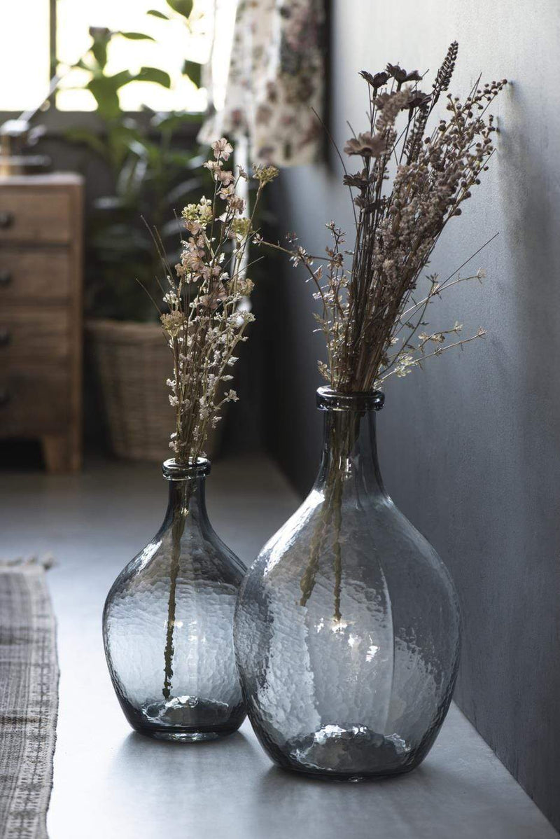 IB Laursen Vase IB Laursen Glasballon Vase Grau, 36 cm