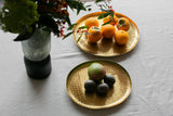 LaLe Living Dekotablett LaLe Living Dekotablett-Set Iki oval in Gold, 2-tlg
