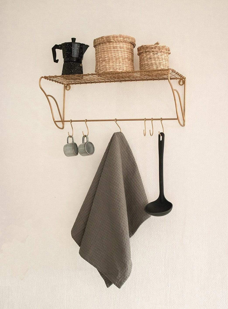 LaLe Living Garderobe Hakenleiste Melda aus Eisen, 50x20 cm
