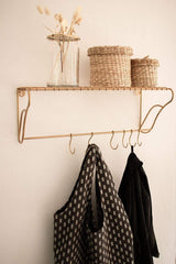 LaLe Living Garderobe Hakenleiste Melda aus Eisen, 50x20 cm