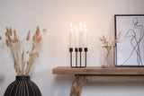 LaLe Living Kerzenständer Quattra aus Eisen, 12,5 x 14,5 cm