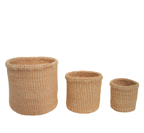 LaLe Living Korb LaLe Living 3er Korbset Elani in Natur aus Sisal