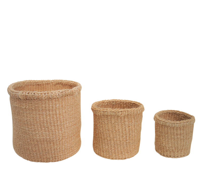 LaLe Living Korb LaLe Living 3er Korbset Elani in Natur aus Sisal