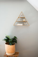 LaLe Living Regal LaLe Living Regal Efe aus Eisen in Gold, 60 x 15cm