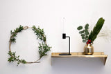 LaLe Living Wandregal "Raf" aus Eisen in Gold, 44x11,5cm