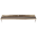 LaLe Living Wandregal "Raf" aus Eisen in Gold, 44x11,5cm