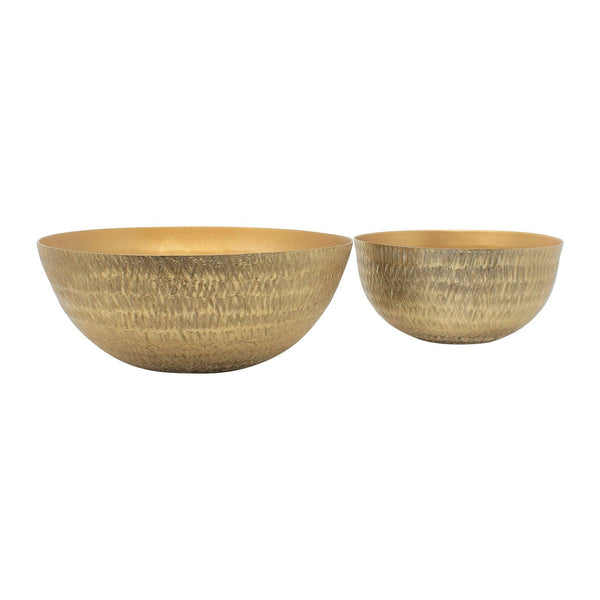 LaLe Living Schale LaLe Living Dekoschalen Ziya in Gold, 2er Set