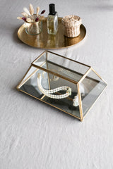 LaLe Living Schmuckkasten LaLe Living Schmuckkasten Juna in Gold, 26 x 15 cm