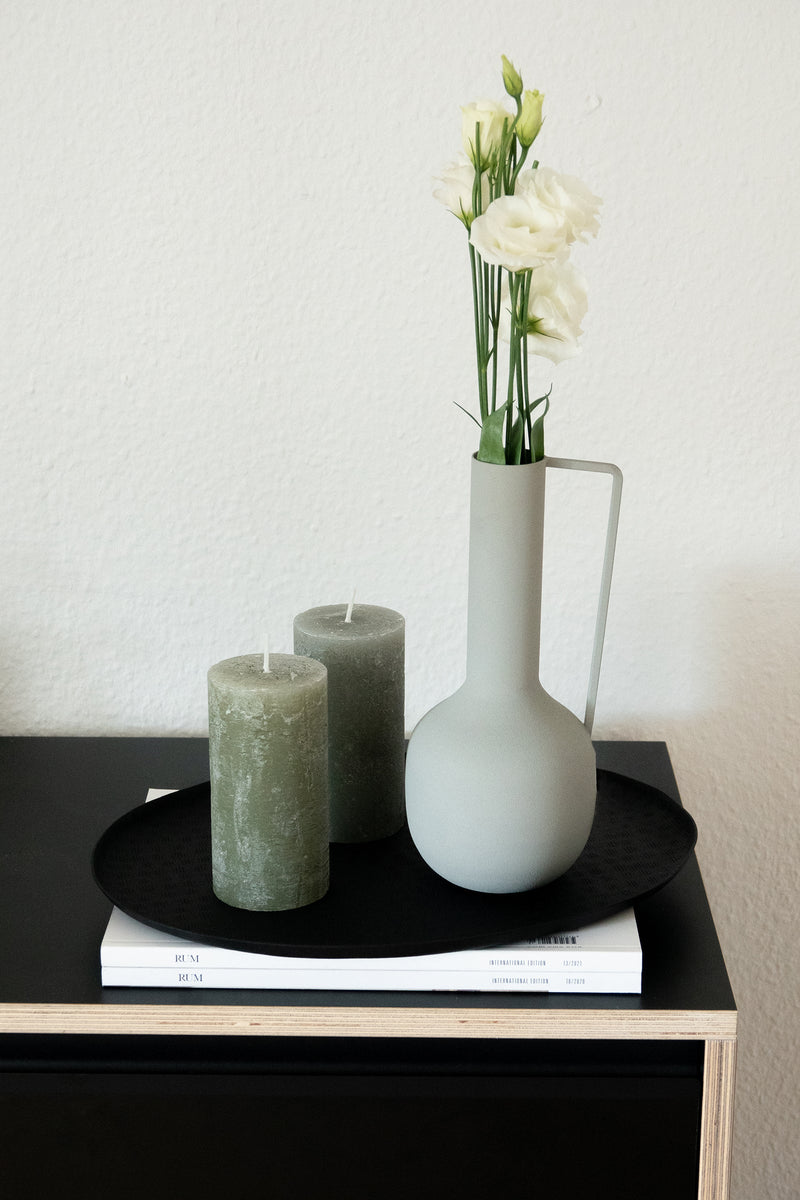 LaLe Living Vase LaLe Living Krugvase Sila in Grau, H: 25cm