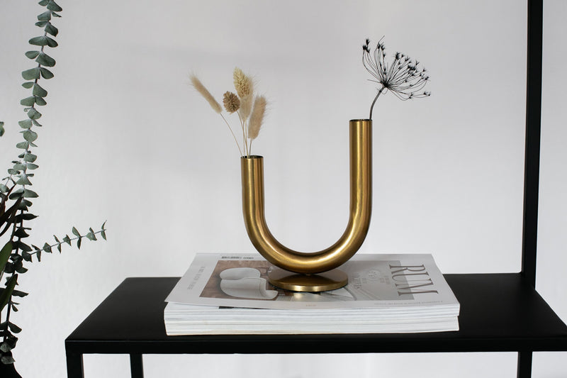 LaLe Living Vase LaLe Living Vase Ajala in Gold, 18 x 15 cm
