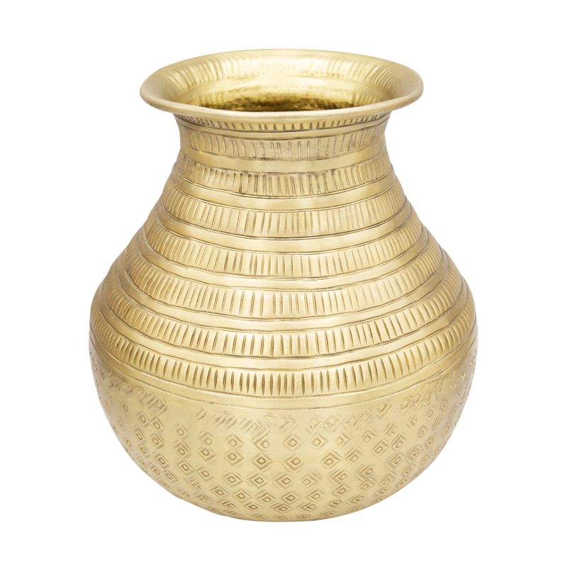 LaLe Living Vase LaLe Living Vase Deniz in Gold, Ø20 cm