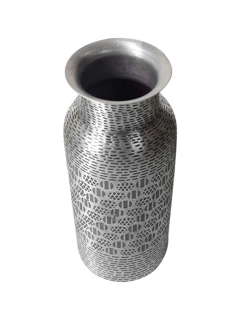 LaLe Living Vase LaLe Living Vase Kaela gehämmert in Silber, H: 26cm