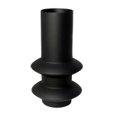 LaLe Living Vase Semra in Schwarz, 11 x 19,5 cm