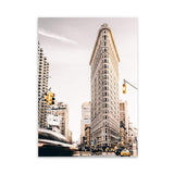 LaLe Living Bild Leinwanddruck Flatiron Building New York A4 21x30cm