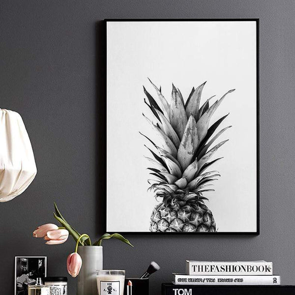 LaLe Living Bild Leinwanddruck mit Ananas Motiv