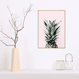 LaLe Living Bild Leinwanddruck mit Ananas Rosa Motiv