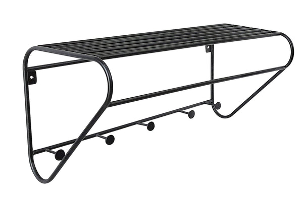 LaLe Living Wandregale LaLe Living Garderobe Maron in Schwarz