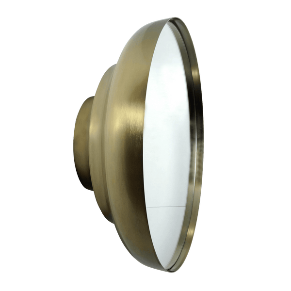 LaLe Living Wandspiegel Selma in Gold, Ø30 cm