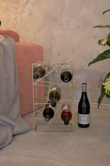 LaLe Living Weinregal "Vino" aus Eisen, 26x45,5cm