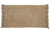 Nordal Tablett Nordal Badematte Luna aus Baumwolle, 100 x 60cm