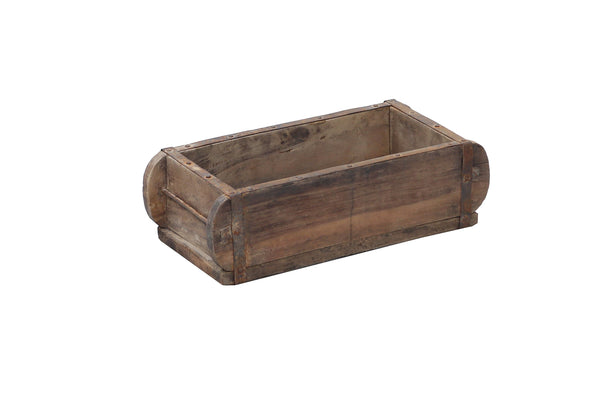 Nordal Tablett Nordal Ziegelform Brick aus recyceltem  Holz, 15 x 32cm
