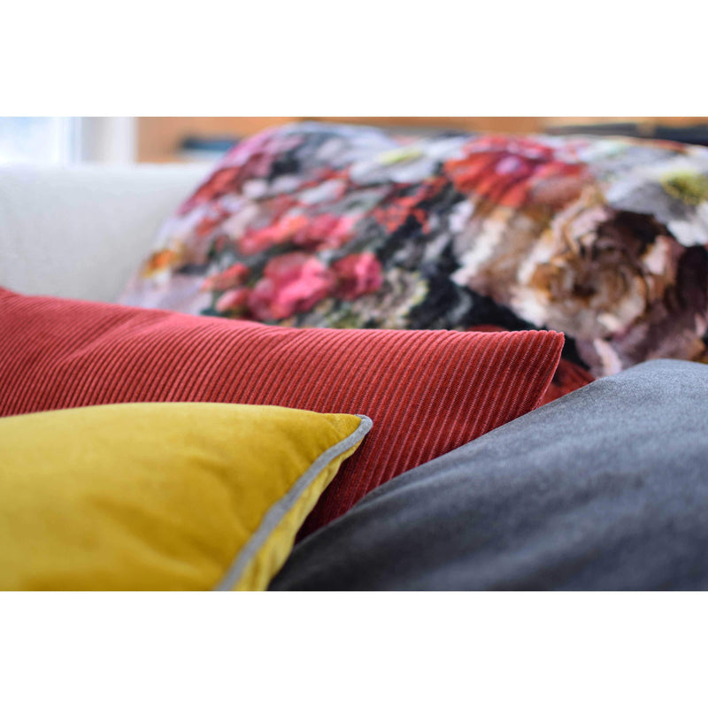 ROHLEDER HOME COLLECTION Kissen mit Füllung Lounge Coral - Crab im Cord-Look