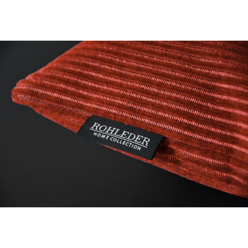 ROHLEDER HOME COLLECTION Kissen mit Füllung Lounge Coral - Crab im Cord-Look
