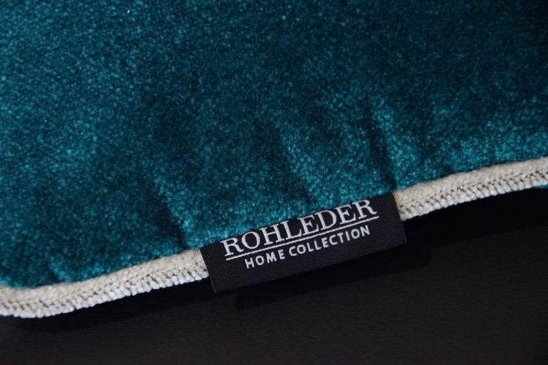 ROHLEDER HOME COLLECTION Cloud Kissenhülle Uni - Caribbian Blau