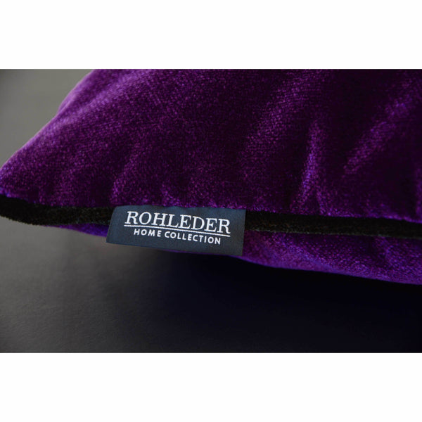 ROHLEDER HOME COLLECTION Cloud Kissenhülle Uni - Grape Lila