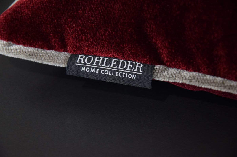 ROHLEDER HOME COLLECTION Cloud Kissenhülle Uni - Maple Rot