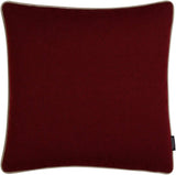 ROHLEDER HOME COLLECTION Ocean Kissenhülle Uni - Ruby Rot