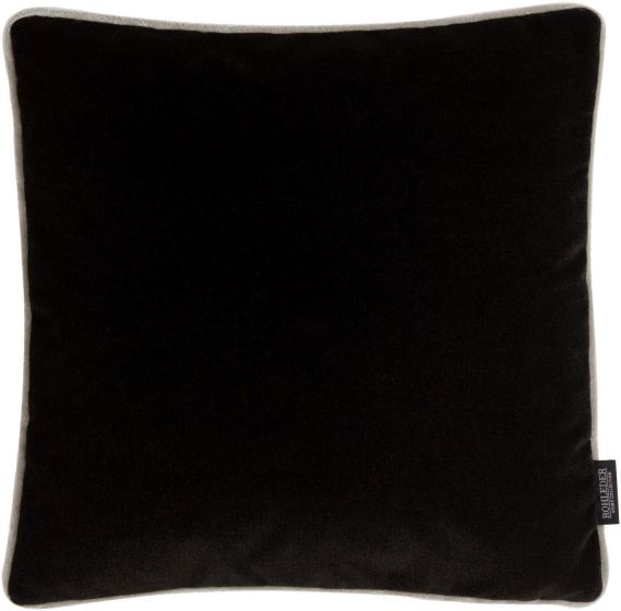 ROHLEDER HOME COLLECTION Kissenhülle 50x50 ROHLEDER HOME COLLECTION Cloud Kissenhülle Uni - Crow Schwarz